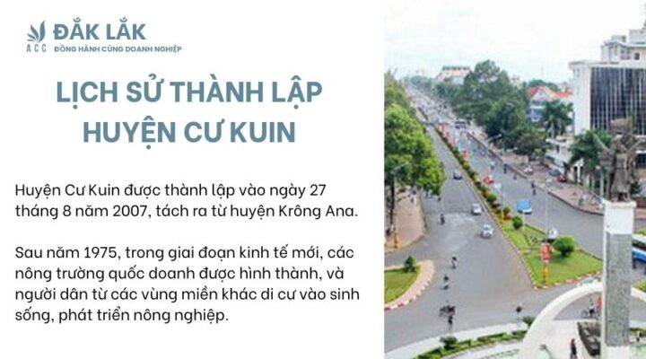 Lịch sử thành lập huyện Cư Kuin