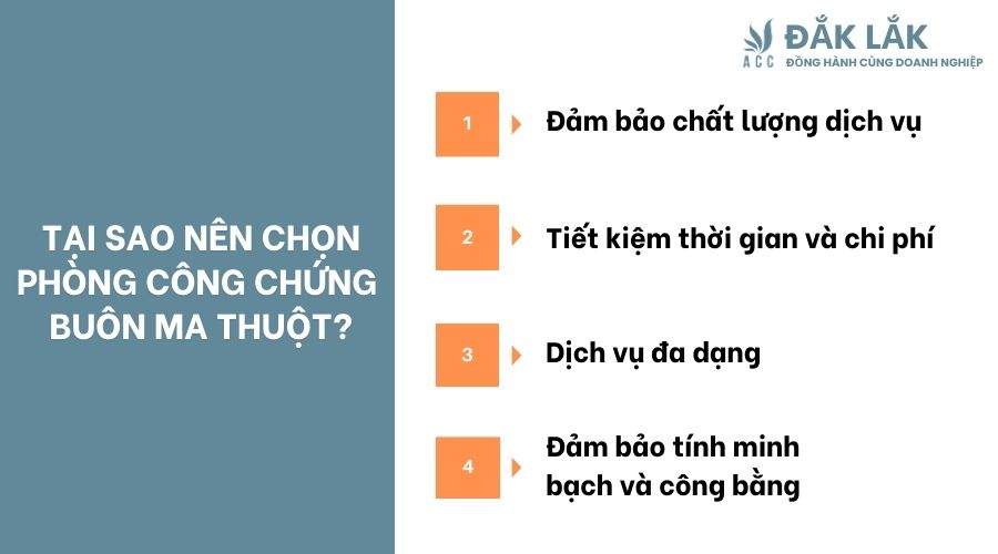 Tại sao nên chọn phòng công chứng Buôn Ma Thuột?