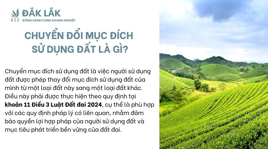 Chuyển đổi mục đích sử dụng đất là gì?