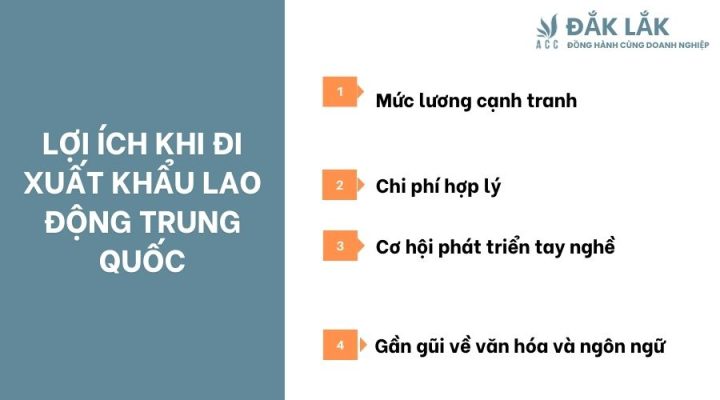 Lợi ích khi đi xuất khẩu lao động Trung Quốc