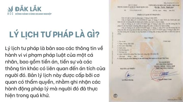 Lý lịch tư pháp là gì