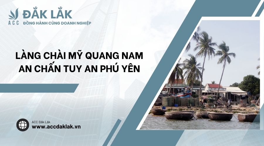 Làng chài Mỹ Quang Nam An Chấn Tuy An Phú Yên