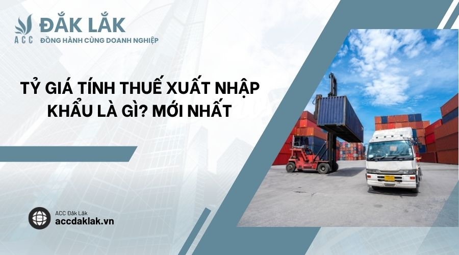 Tỷ giá tính thuế xuất nhập khẩu là gì? Mới nhất