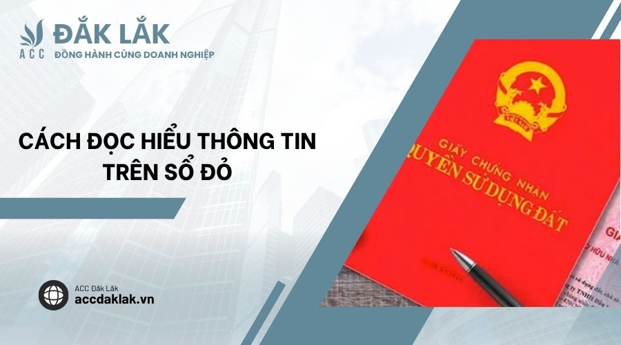 Cách đọc hiểu thông tin trên sổ đỏ