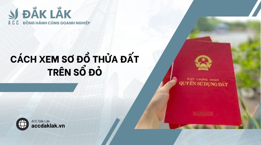 Cách xem sơ đồ thửa đất trên sổ đỏ