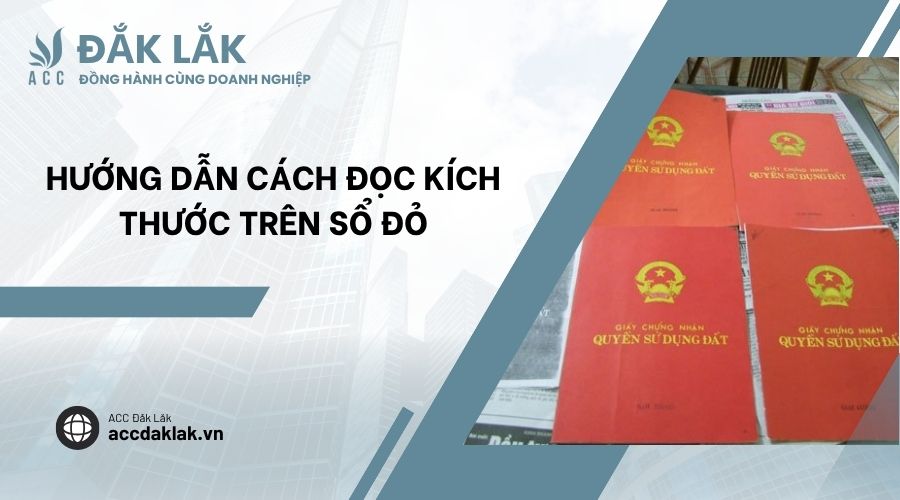 Hướng dẫn cách đọc kích thước trên sổ đỏ