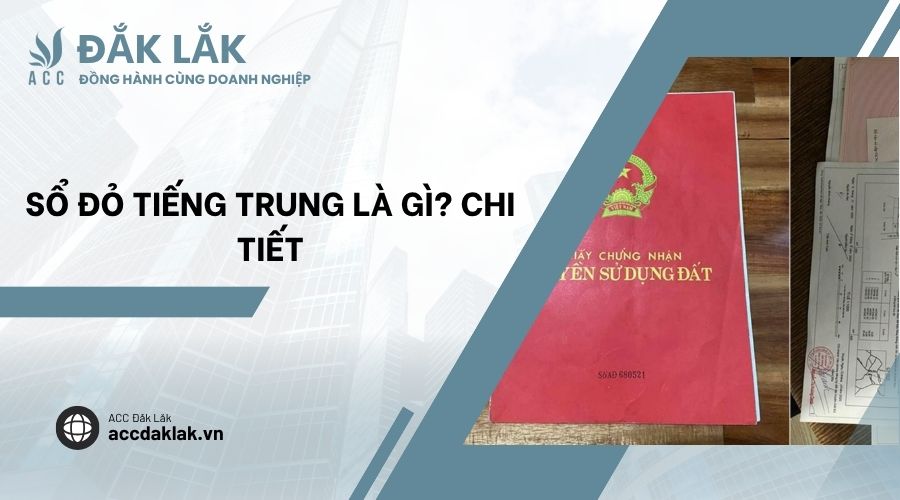 Sổ đỏ tiếng Trung là gì? Chi tiết