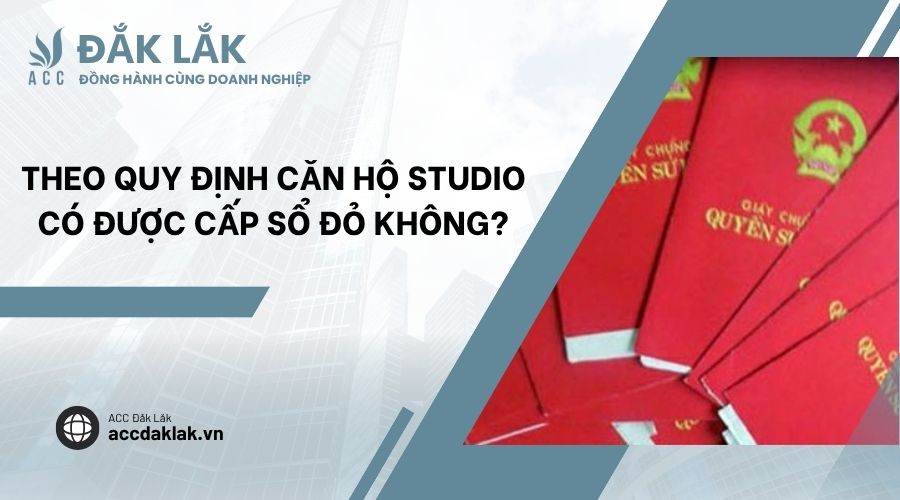 Theo quy định căn hộ studio có được cấp sổ đỏ không?