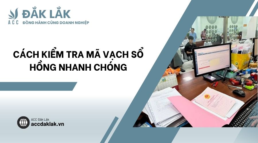Cách kiểm tra mã vạch sổ hồng nhanh chóng