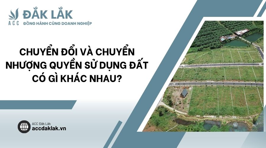 Chuyển đổi và chuyển nhượng quyền sử dụng đất có gì khác nhau?