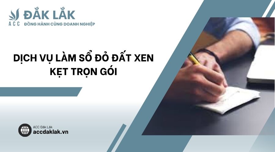 Dịch vụ làm sổ đỏ đất xen kẹt trọn gói
