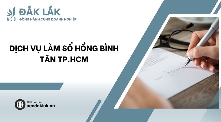 Dịch vụ làm sổ hồng Bình Tân Tp.HCM