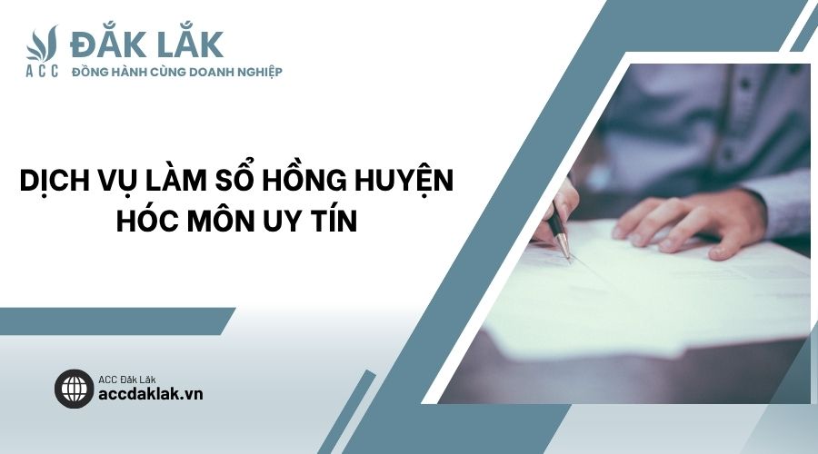 Dịch vụ làm sổ hồng huyện Hóc Môn uy tín