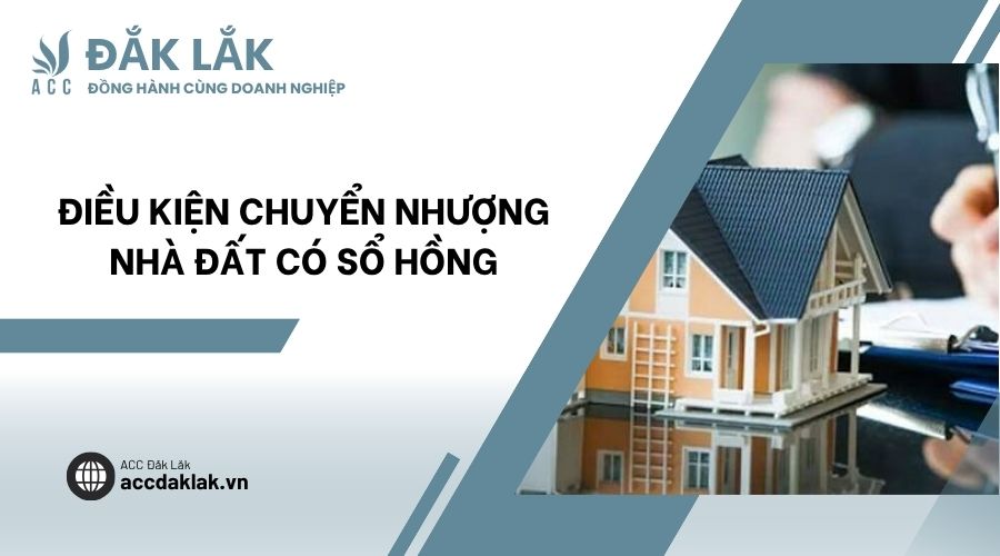 Điều kiện chuyển nhượng nhà đất có sổ hồng