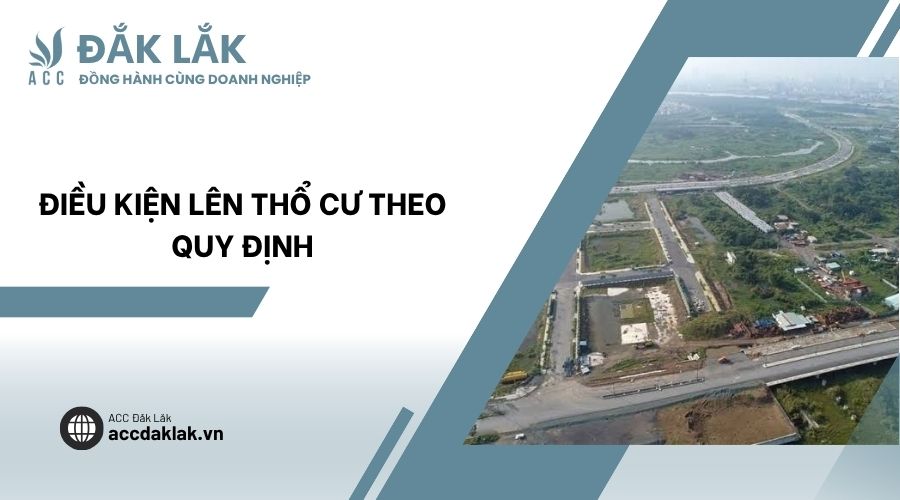 Điều kiện lên thổ cư theo quy định