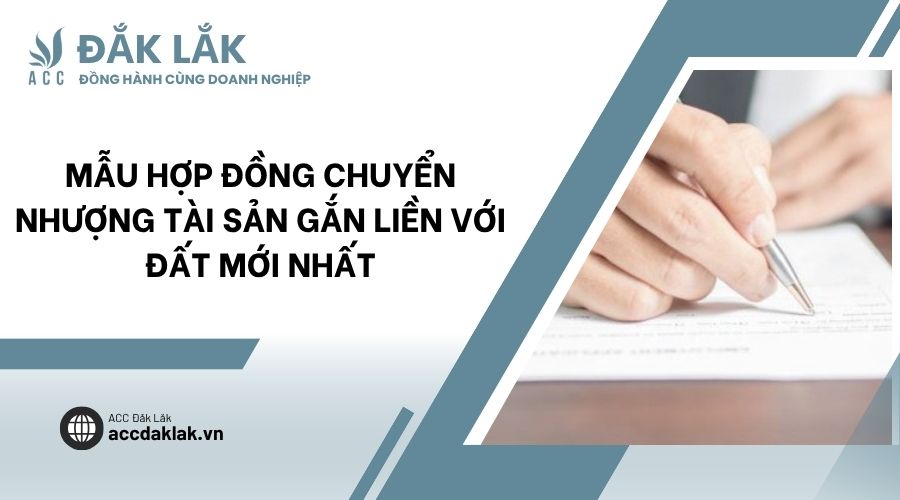 Mẫu hợp đồng chuyển nhượng tài sản trên đất thuê mới nhất