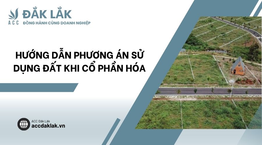 Hướng dẫn phương án sử dụng đất khi cổ phần hóa
