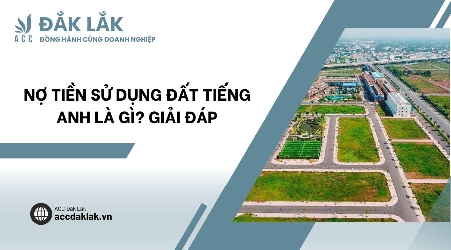 Nợ tiền sử dụng đất tiếng Anh là gì? Giải đáp