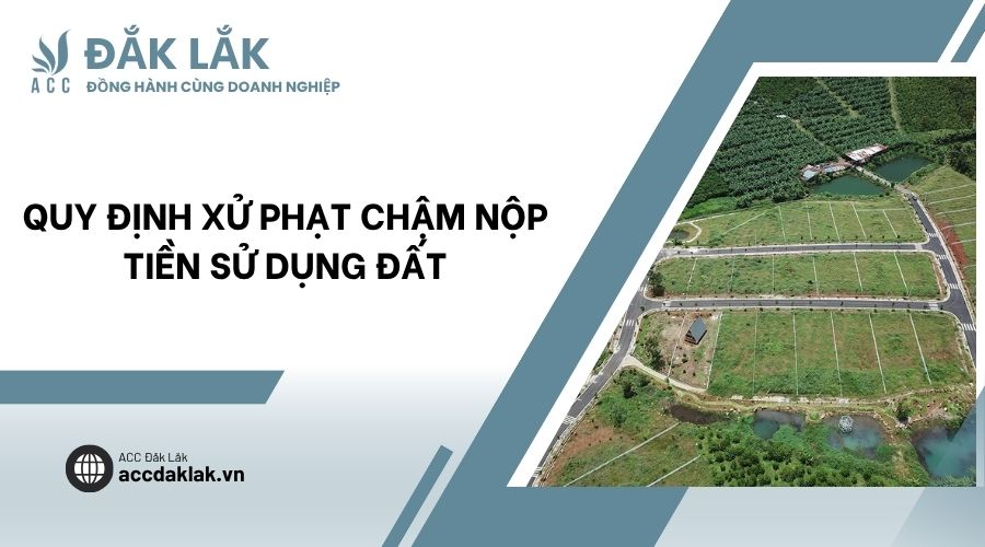 Quy định xử phạt chậm nộp tiền sử dụng đất