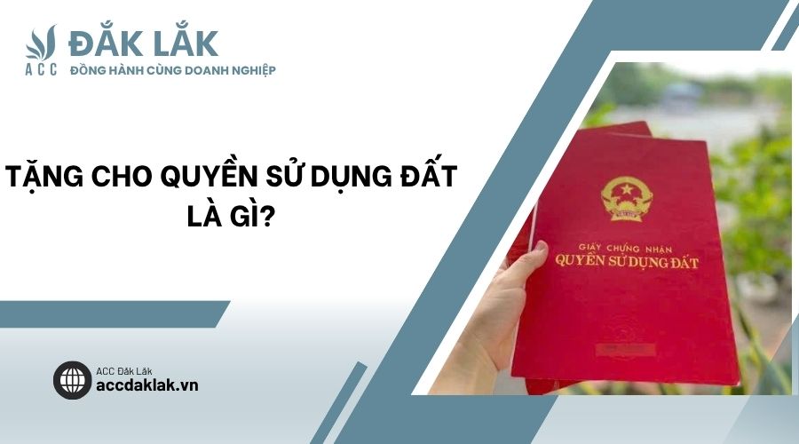 Tặng cho quyền sử dụng đất là gì?