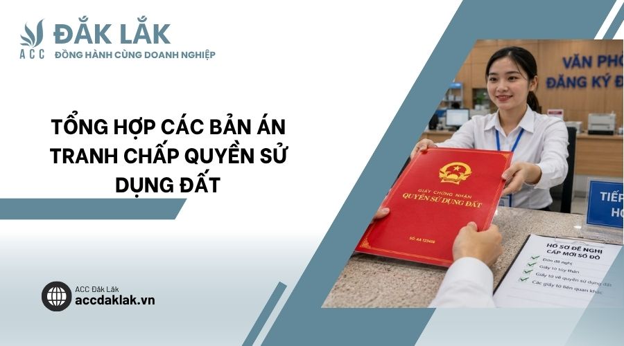 Tổng hợp các bản án tranh chấp quyền sử dụng đất