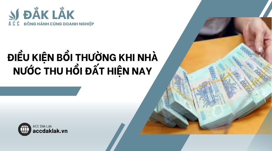 Điều kiện bồi thường khi Nhà nước thu hồi đất hiện nay