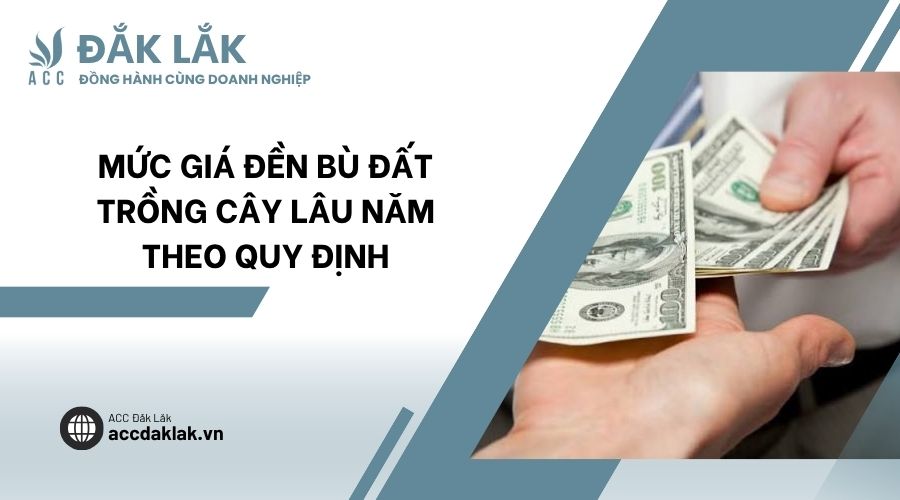 Mức giá đền bù đất trồng cây lâu năm theo quy định