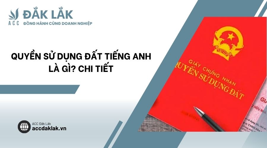 Quyền sử dụng đất tiếng Anh là gì? Chi tiết